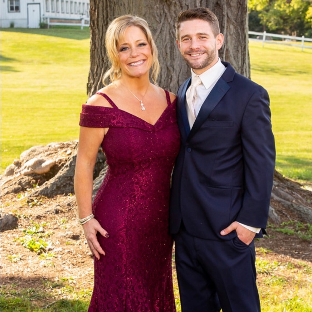 Mother of the Bride Dress & lace wrap jacket